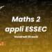 Maths 2 appliquées ESSEC BCE 2025 - Sujet