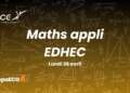 Maths appliquées EDHEC BCE 2025 - Sujet