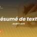 Résumé de texte Ecricome 2025 - Sujet