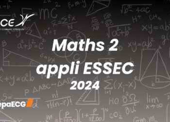 Maths 2 appliquées ESSEC - Sujet 2024