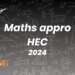 Maths approfondies HEC - Sujet 2024