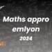 Maths approfondies emlyon - Sujet 2024