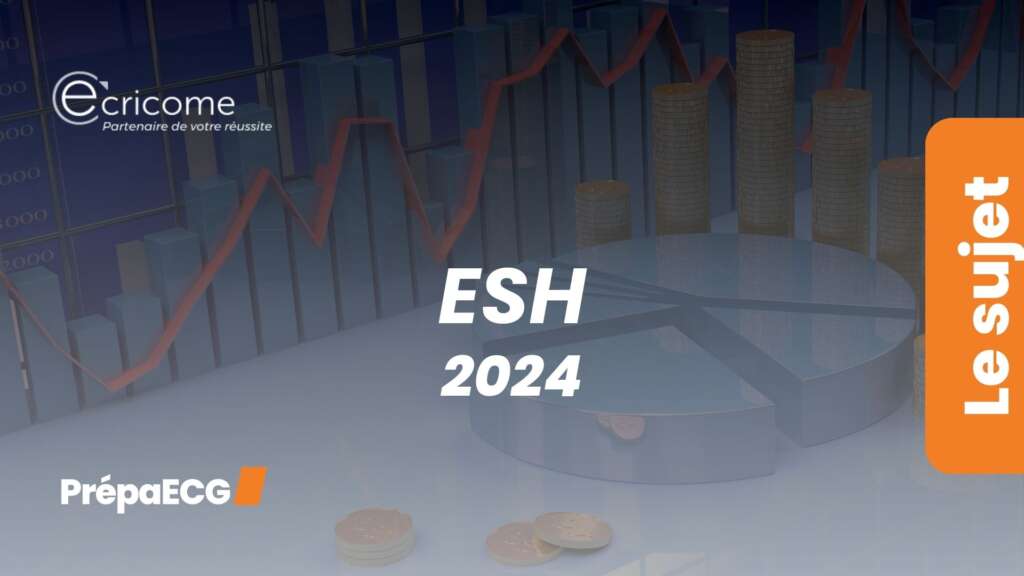 ESH ECRICOME – Sujets 2024