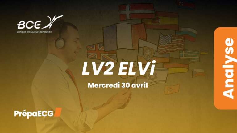 LV2 allemand ELVi 2025 – Analyse du sujet
