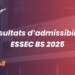 Résultat d'admissibilité ESSEC 2025