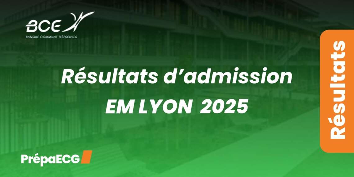 Résultats admission EmLyon 2025