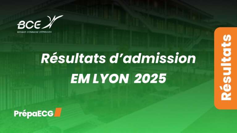 Résultats d&rsquo;admission EmLyon 2025