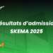 Résultats admission SKEMA 2025