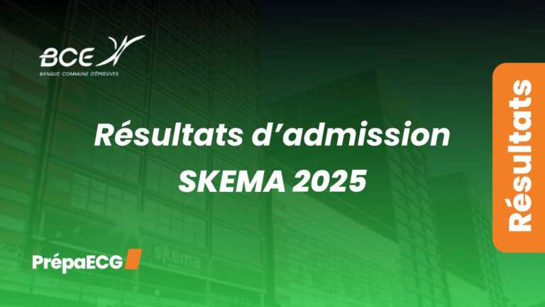 Résultats d&rsquo;admission SKEMA 2025