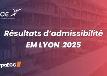 Résultats d'admissibilité EM Lyon 2025