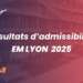 Résultats d'admissibilité EM Lyon 2025