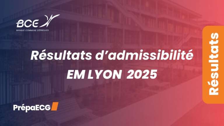 Résultats d&rsquo;admissibilité de l&rsquo;EmLyon 2025