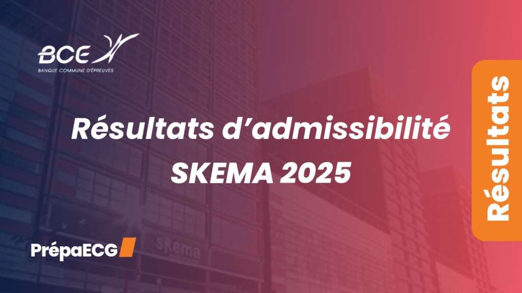 Résultats d&rsquo;admissibilité SKEMA 2025