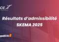 Résultats d'admissibilité SKEMA 2025