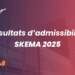 Résultats d'admissibilité SKEMA 2025