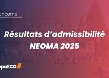 Résultats d'admissibilité NEOMA 2025