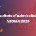 Résultats d'admissibilité NEOMA 2025