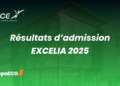 Résultats admission Excelia 2025