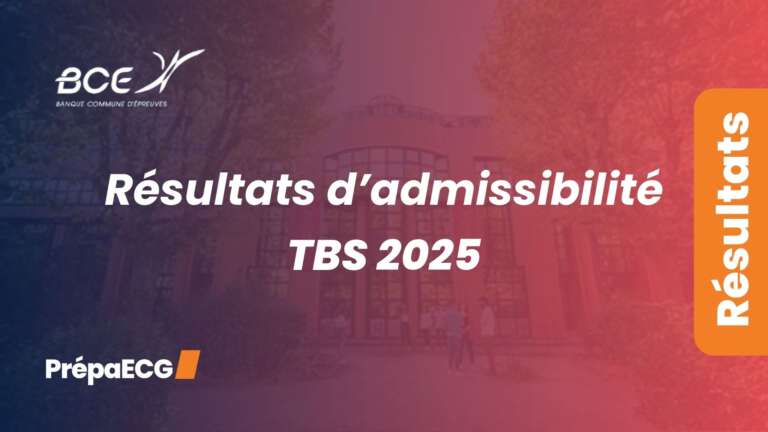 Résultats d&rsquo;admissibilité TBS 2025
