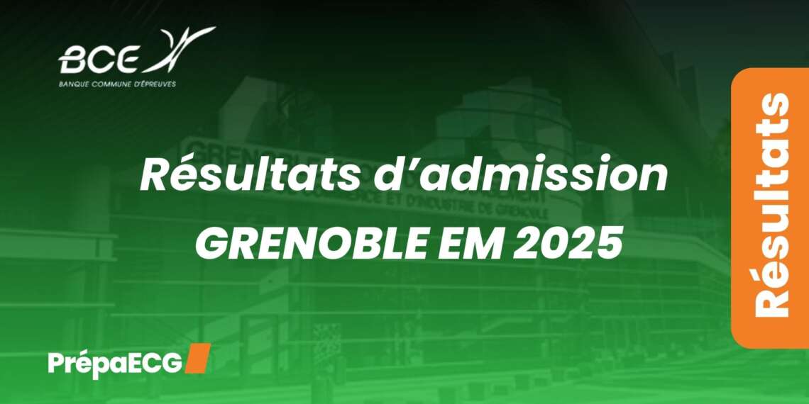 Résultats admission GEM 2025