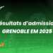 Résultats admission GEM 2025