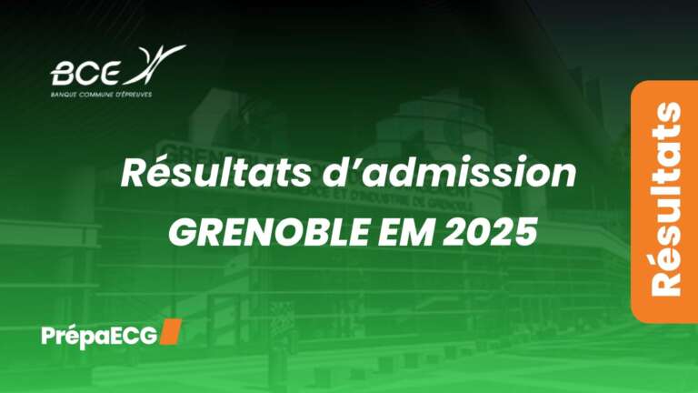 Résultats d&rsquo;admission GEM 2025