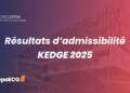 Résultats d'admissibilité KEDGE 2025