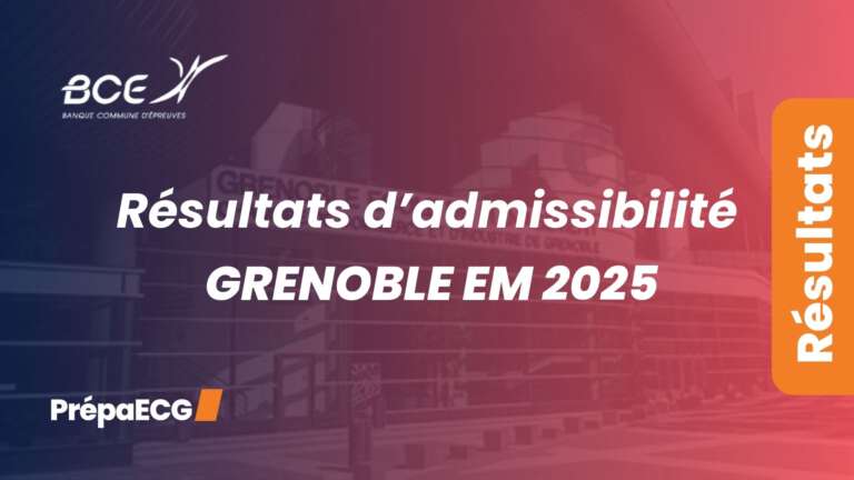 Résultats d&rsquo;admissibilité GEM 2025