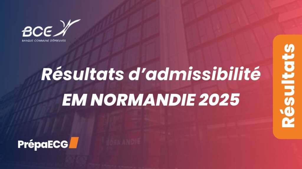 Résultats d&rsquo;admissibilité de l&rsquo;EM Normandie 2025