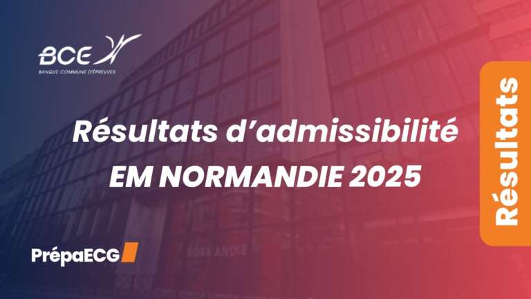 Résultats d&rsquo;admissibilité de l&rsquo;EM Normandie 2025