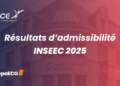 Résultats d'admissibilité INSEEC 2025