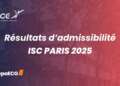 Résultats d'admissibilité ISC Paris 2025