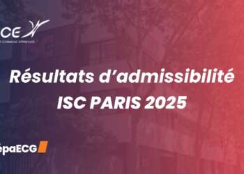 Résultats d'admissibilité ISC Paris 2025