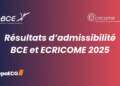 Résultat d'admissibilité BCE et Ecricome 2025