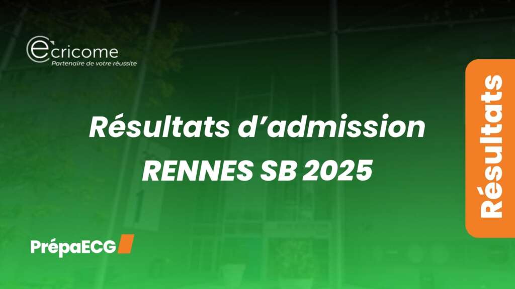 Résultats d&rsquo;admission de Rennes SB 2025
