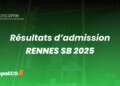 Résultats admission Rennes SB 2025
