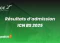 Résultats admission ICN BS 2025