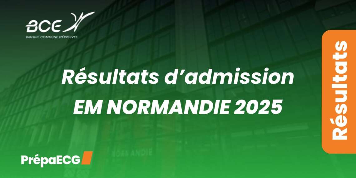 Résultats d'admission EM Normandie 2025