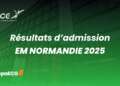 Résultats d'admission EM Normandie 2025