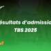 Résultats d'admission TBS 2025