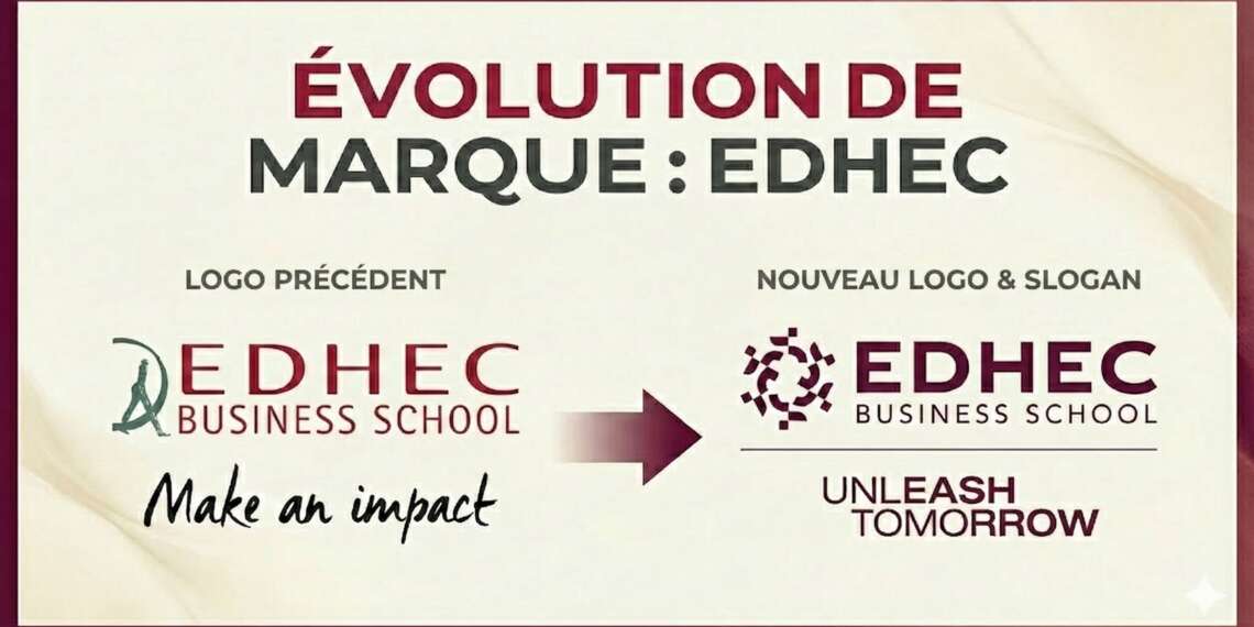 Nouveau logo de l’EDHEC : la marque évolue !