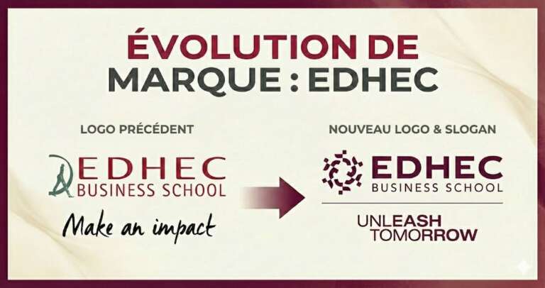Nouveau logo de l&rsquo;EDHEC : la marque évolue !