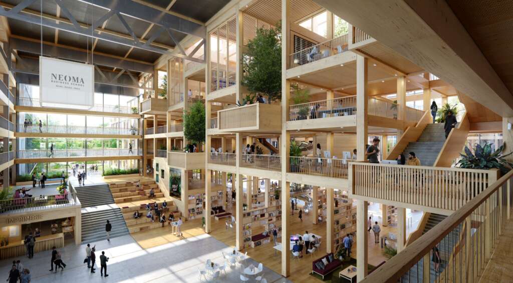 Le nouveau campus de Reims de NEOMA : un projet inédit pour les étudiants