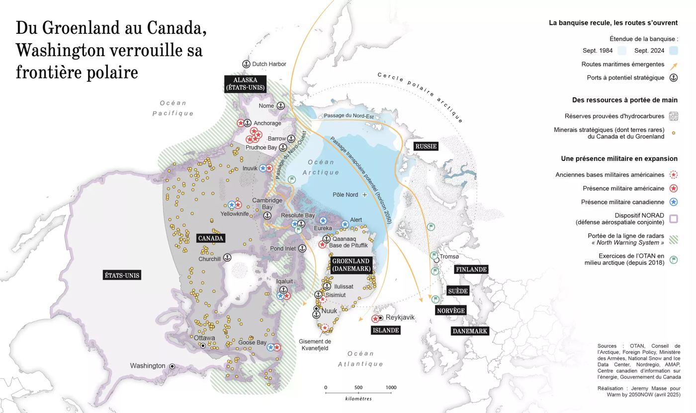 Carte HGG Ecricome 2026 sujet 1 États-Unis Arctique