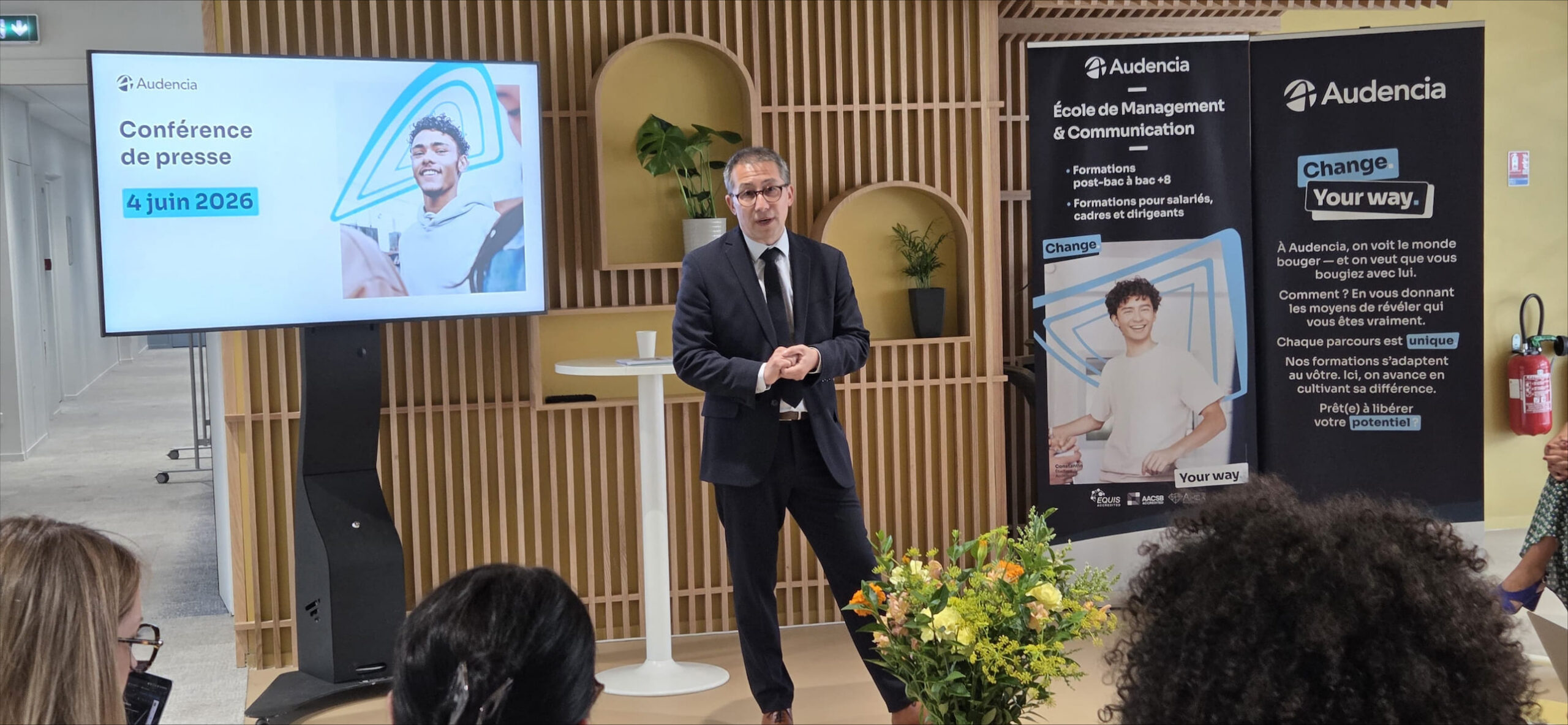Audencia Saint-Ouen : la business school nantaise inaugure son campus parisien